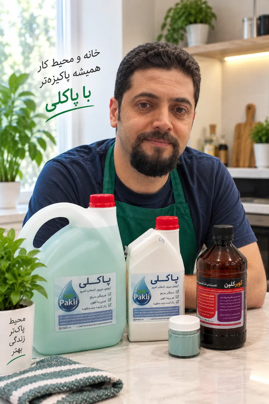 محصولات شوینده تخصصی پاکلی؛ چربی‌زدا، جرم‌گیر و پولیش فلزات